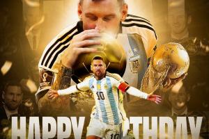 ??【祝福帖】梅西今天迎來38歲生日！來送上你的祝福