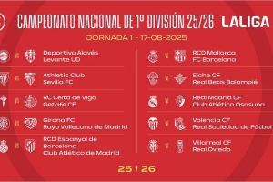 西甲賽程公布：首輪巴薩客戰(zhàn)馬洛卡，皇馬vs奧薩蘇納