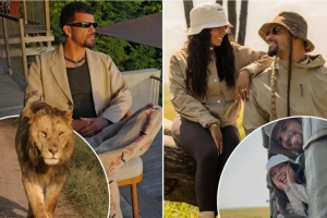 索蘭克發(fā)布自己在非洲度蜜月的照片，賴斯為其點贊