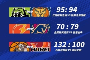 ??NBL常規(guī)賽第二輪最后一場(chǎng)戰(zhàn)罷 石家莊翔藍(lán)大勝湖北文旅