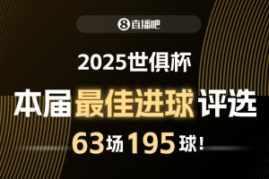?直播吧2025世俱杯最佳進球候選：梅西任意球，姆巴佩側勾入圍！