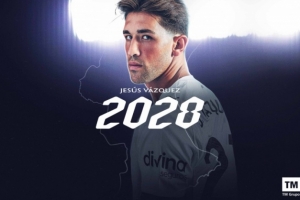 官方：瓦倫西亞與22歲左后衛(wèi)熱蘇斯-巴斯克斯續(xù)約至2028年