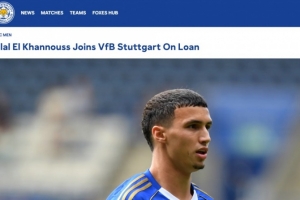 官方：萊斯特城中場埃爾哈努斯租借至斯圖加特，為期一個(gè)賽季