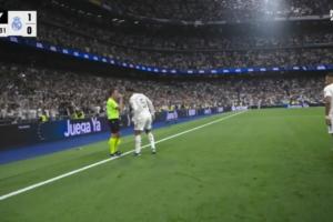 這次沒越位！貝林厄姆助攻后找邊裁說了些什么，邊裁回應(yīng)??手勢(shì)