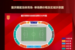 什么主題？銅梁龍官方：對陣蘇州東吳的比賽將展示全場拼圖TIFO