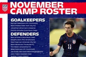 美國隊名單：巴洛貢、阿隆森、德斯特在列，未征召普利西奇