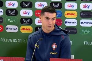 領(lǐng)到國家隊首紅！C羅賽前：希望別噓我太多 我發(fā)誓會努力做乖孩子