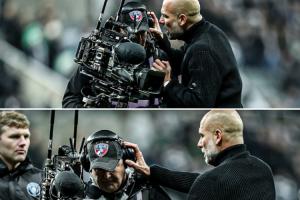 英媒：瓜帥輸球后與攝影師發(fā)生沖突，不滿他拍攝瓜和吉馬良斯交流