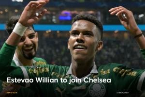 合同至2033年！切爾西去年總價6000萬買17歲埃斯特旺，直接簽8年