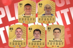 西甲11月最佳球員候選：格列茲曼、姆巴佩、亞馬爾在列