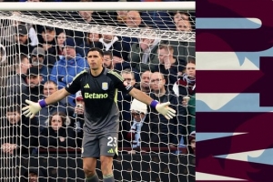 3次撲救狼隊(duì)在禁區(qū)內(nèi)的射門，維拉官方：大馬丁當(dāng)選隊(duì)內(nèi)最佳球員