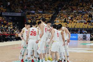 FIBA男籃最新排名：中國男籃第27 亞洲區(qū)第5 和上期保持不變