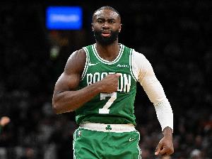 進攻核心！杰倫·布朗本賽季場均29分 得分+助攻創(chuàng)造41.6分