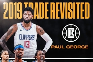 快船9換1喬治！小里：當(dāng)時世上沒人會拒絕那筆交易 除非有水晶球