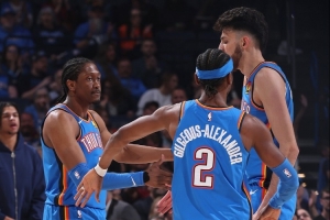 NBA杯1/4決賽！雷霆vs太陽首發(fā)：SGA/華萊士/多特/杰倫威/切特