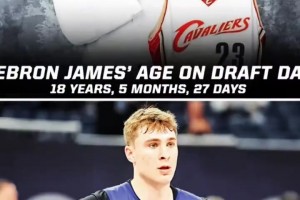 僅比詹姆斯大8天！弗拉格18歲186天當(dāng)選狀元 歷史第二年輕