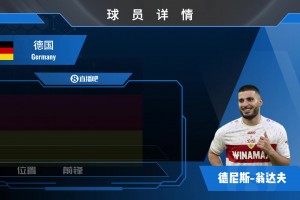 翁達(dá)夫球員集錦：頭能冷靜 團(tuán)隊協(xié)作意識強(qiáng)的德國前鋒
