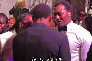 曾經(jīng)的奇才雙槍！沃爾現(xiàn)身好兄弟比爾的婚禮現(xiàn)場(chǎng)~