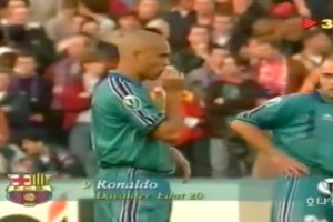 外星人！大羅97年對(duì)陣巴黎全場集錦！遭遇各種野蠻防守！