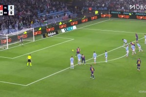 巴薩1-0塞爾塔！馬科斯·阿隆索手球送點，萊萬點射破門